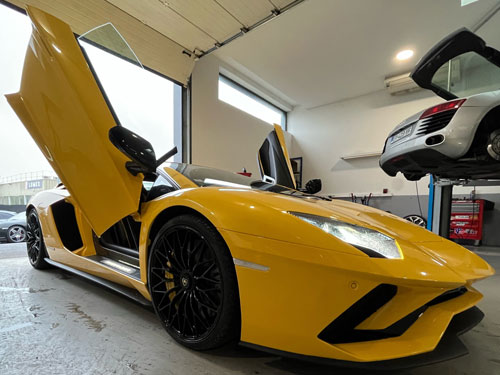 Echappement Tubi Style sur Lamborghini Aventador S